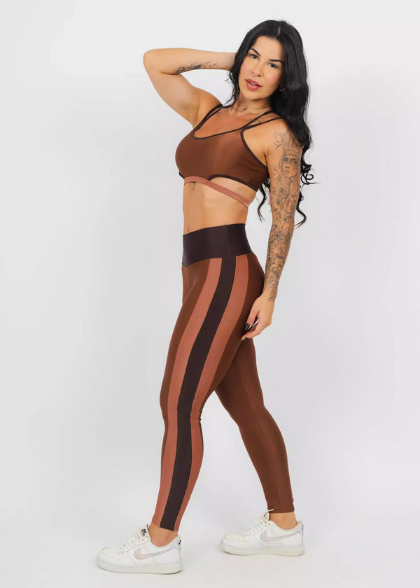 Chocolate/Cinnamon Legging Set