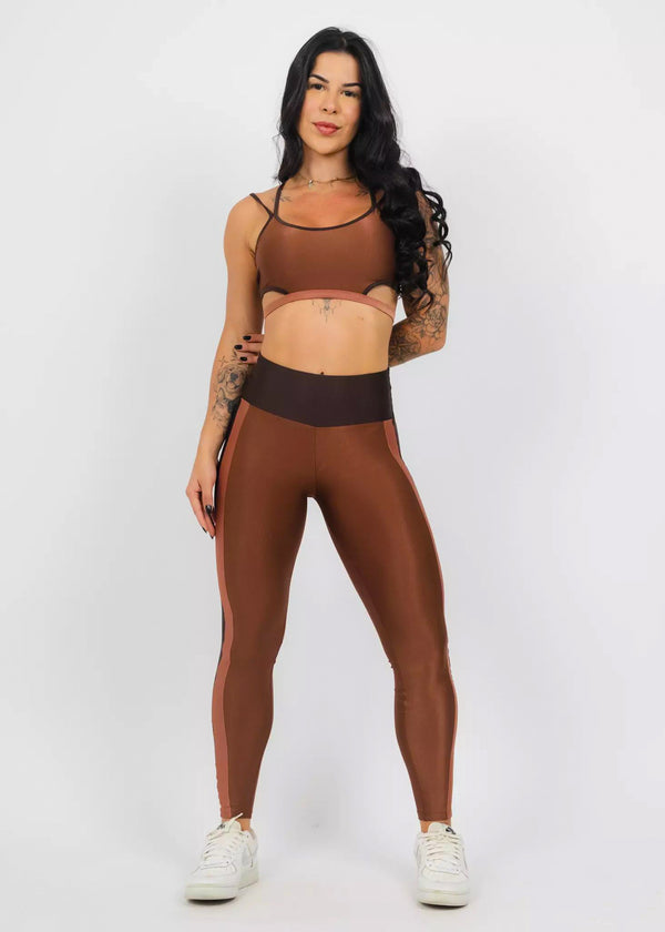 Chocolate/Cinnamon Legging Set