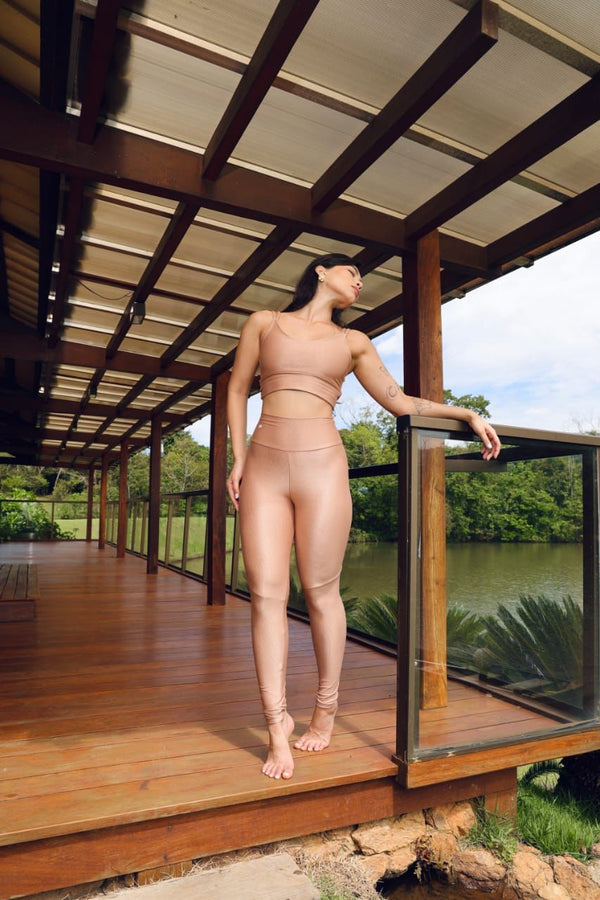 Ana Mocha Mouse Legging Set