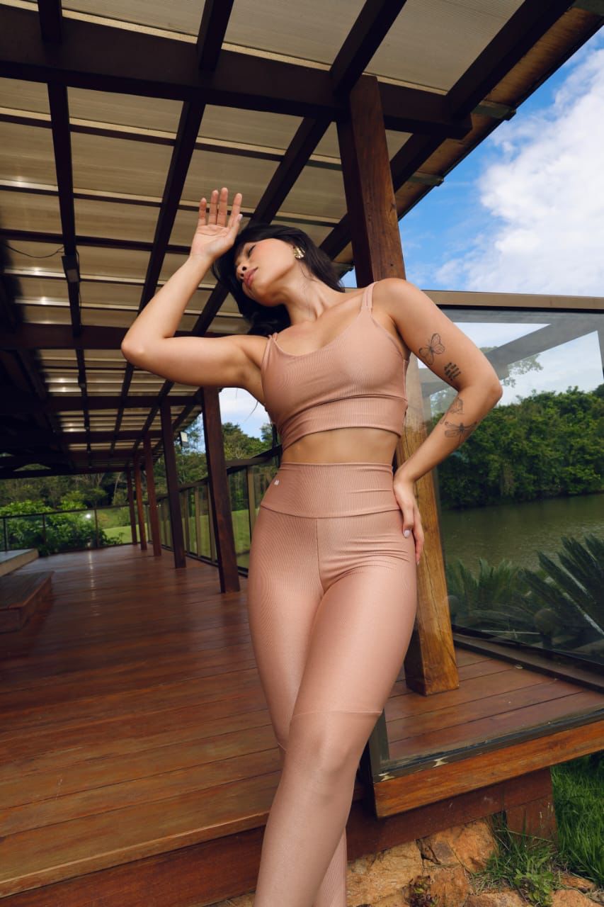 Ana Mocha Mouse Legging Set