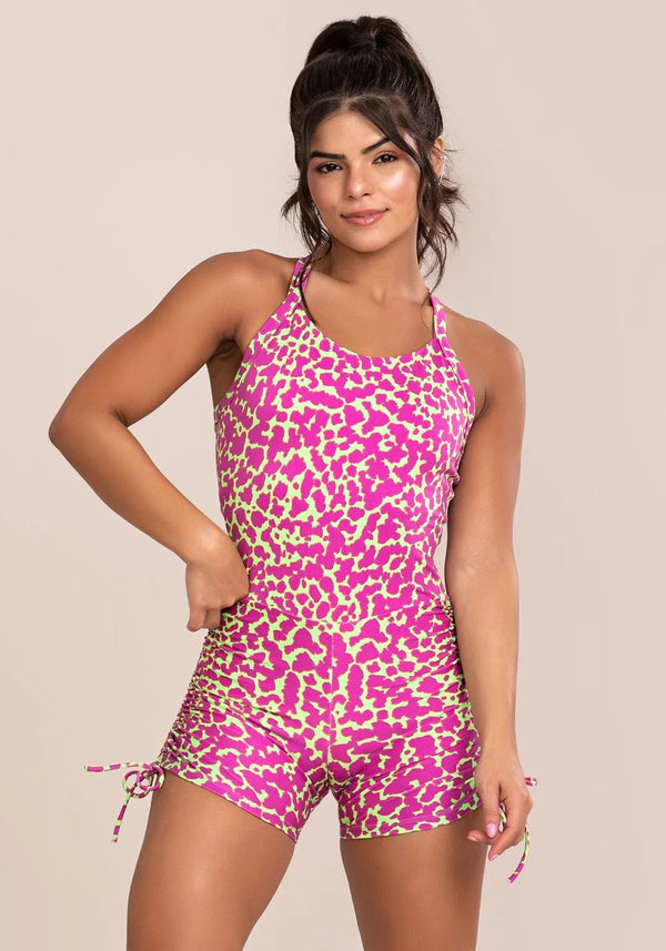 Printed Short Jumpsuit